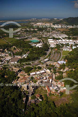  Aerial view of PROJAC (Globo television studios) - Barra da Tijuca neighbourhood - Rio de Janeiro city - Rio de Janeiro state - Brazil 