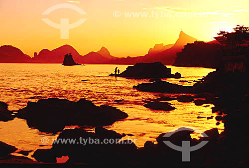  Rio de Janeiro at sunset  as seen from 