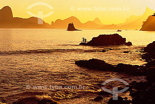  View of Rio de Janeiro as seen from Itapuca - Niteroi - Rio de Janeiro state - Brazil 