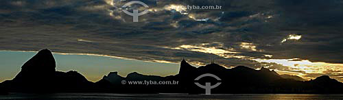  Guanabara Bay as seen from Niteroi city at sunset - Rio de Janeiro State - Brazil 