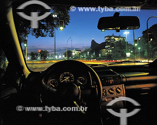  Car interior at Botafogo beach - Rio de Janeiro city - Rio de Janeiro state  