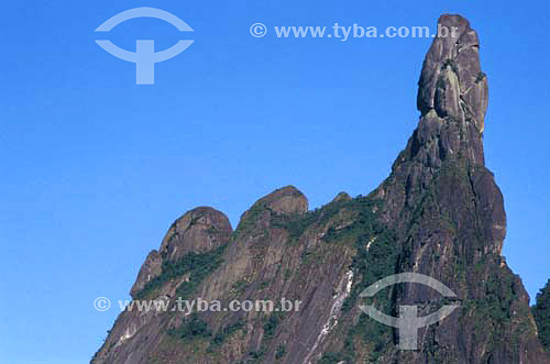  View of Dedo-de-deus mountain peak - Teresopolis region - Rio de Janeiro state - Brazil 