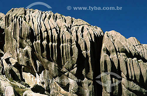  Detail of Maciço das Agulhas Negras (Black Needle Rocks) in Itatiaia National Park* - south of Rio de Janeiro state - Brazil  *This is the oldest National Park in Brazil, created in 1937. It is located among the slopes and peaks of Serra da Mantique 