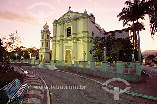  Sigmarina church at a square of Sao Fidelis city - Rio de Janeiro state inland - Brazil 