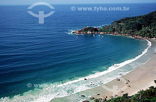  Aerial view of Praia do Aventureiro (Adventurer Beach) - Ilha Grande (Big Island) - APA dos Tamoios (Tamoios Ecological Reserve) - Costa Verde (Green Coast) - Angra dos Reis city - Rio de Janeiro state - Brazil 