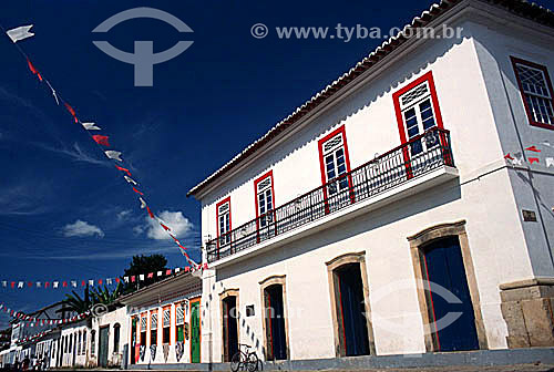  Colonial architecture in the city of Parati* - Costa Verde (Green Coast) - Rio de Janeiro state- Brazil  *The historic colonial city of Parati dates from the end of the 16th or beginning of the 17th centuries. It was proclaimed a National Historic a 