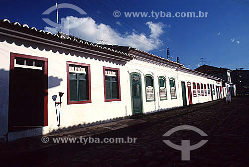  Colonial architecture in the city of Parati* - Costa Verde (Green Coast) - Rio de Janeiro state - Brazil  *The historic colonial city of Parati dates from the end of the 16th or beginning of the 17th centuries. It was proclaimed a National Historic  