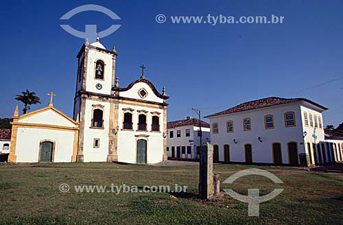 Santa Rita dos Pardos Libertos church (1) at Parati (2) city - Rio de Janeiro state - Brazil   (1) Oldest religious building of the city builded in the XVIII century. Is a National Historical Site since 02-13-1962  (2) Historical city builded in the 