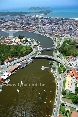  Aerial view of Cabo Frio city - Costa do Sol (Sun Coast) - Região dos Lagos (Lakes Region) - Rio de Janeiro state - Brazil - November 2006 