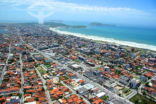 Aerial view of Cabo Frio city - Costa do Sol (Sun Coast) - Região dos Lagos (Lakes Region) - Rio de Janeiro state - Brazil - November 2006 