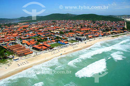  Aerial view of Pero Beach - Cabo Frio city - Rio de Janeiro state - Brazil - November de 2006 
