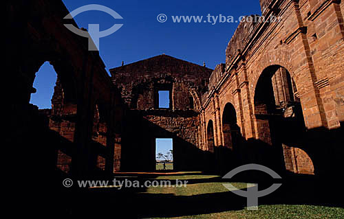  Ruins of Sao Miguel Church* - Guarany Jesuit Missions - Rio Grande do Sul state - Brazil  *The Temple ruins is a UNESCO World Heritage Site since 12-05-1983 and a National Historic Site since 05-16-1938. 