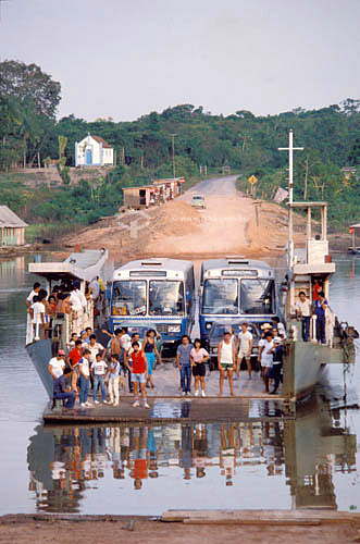  Typical ferry for transport fluvial - Amazonas state - Brazil 