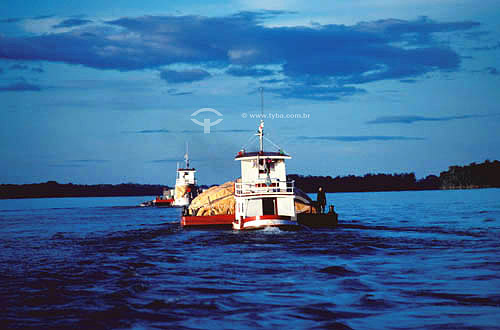  Boat - transports fluvial of load - Roraima state - Brazil 