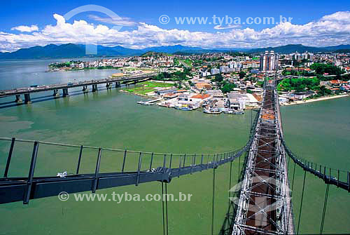  Hecilio Luz Bridge  - Florianopolis city - Santa Catarina state - Brazil - January 2003 