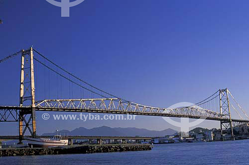  Hercilio Luz Bridge - Florianopolis city - Santa Catarina state - Brazil - January 2003 