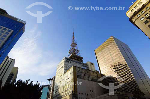  View of buildings at the Paulista avenue - São Paulo city - São Paulo state - Brazil 