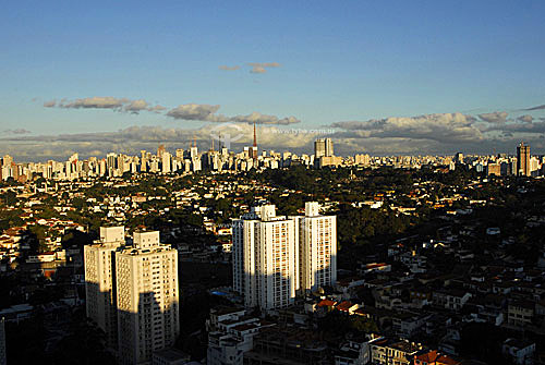  Aerial view of Sao Paulo city - Sao Paulo state - Brazil 