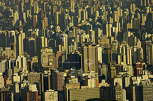  Aerial view of Sao Paulo city - Sao Paulo state - Brazil 