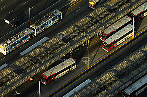  Aerial view of Dom Pedro Park terminal - Sao Paulo city - Sao Paulo state - Brazil 