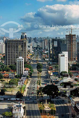  Faria Lima avenue with Brooklin on the background - Sao Paulo city - Sao Paulo state - Brazil - 04/2004 