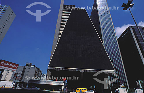  FIESP Building (Federation of Industries of the  Sao Paulo State) at Paulista Avenue - Sao Paulo state - Brazil 