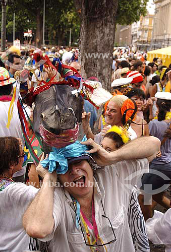  Reveller - Carnival 2006 - Boitata carnival street troup - Rio de Janeiro city - Rio de Janeiro state - Brazil 