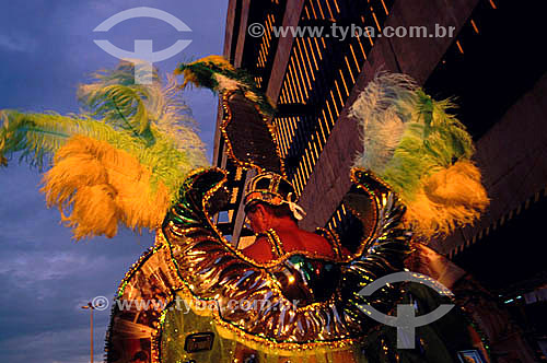  Carnival fancy - Carnival parade - Rio de Janeiro city - Rio de Janeiro state - Brazil 