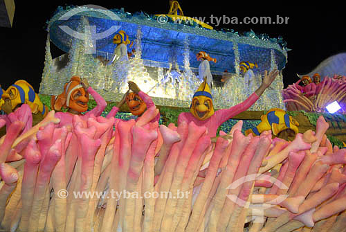  Unidos da Tijuca Samba school  parading - Carnival 2007 - Rio de Janeiro city - Rio de Janeiro state - Brazil 