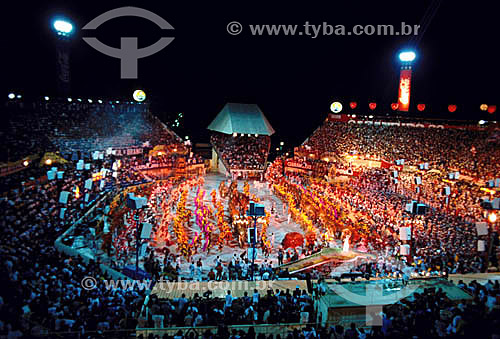  Boi-Bumba`s Festival in Parantins at the stadium called 