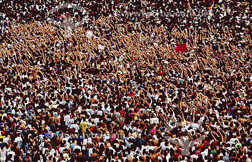  Crowd - Flamengo`s supporters - Rio de Janeiro city - Rio de Janeiro state - Brazil 