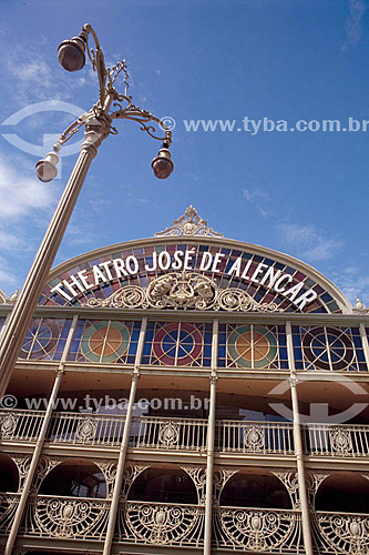  Jose de Alencar Theater* - Fortaleza city - Ceara state - Brazil  * The theater is a project of the military engineer Bernardo José de Melo and was constructed during the years of 1908 e 1910.  It is a National Historic Site since 10-08-1964. 