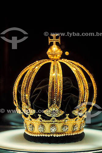  Crown at Imperial Museum - Petropolis city - Rio  de Janeiro state - Brazil  