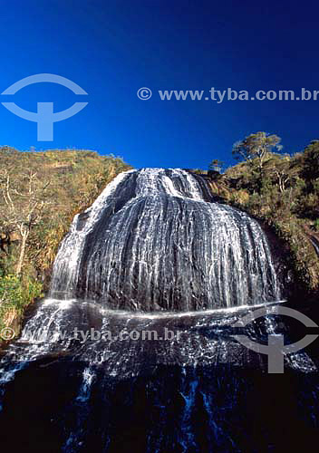  Cascata Véu da Noiva (Fiance veil waterfall) - Urubici city - Santa Catarina state - Brazil - August 2002 