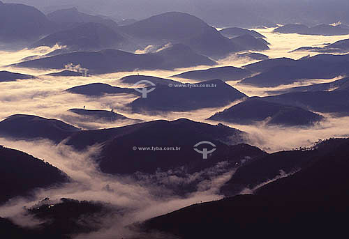  Mountains at Orgaos Mountain Range - Rio de Janeiro state - Brazil 