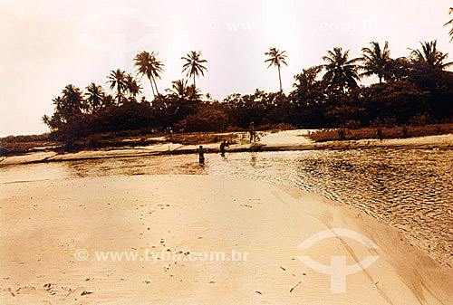  Men on the beach 