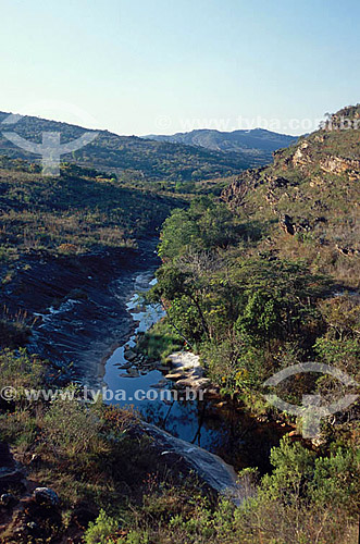  The estuary of Jequitinhonha River - Espinhaco Mountain Range - Serro city - MG - Brasil  