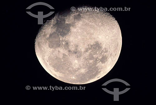  Subject: View of Full Moon in Sao Paulo / Place: Rio de Janeiro city - Rio de Janeiro state (RJ) - Brazil / Date: 2007 