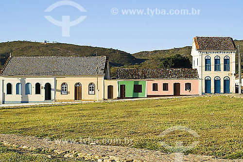  Detail of historic houses - Rio de Contas city  - Rio de Contas city - Bahia state (BA) - Brazil