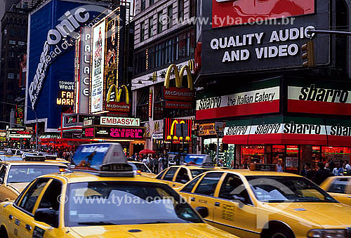  Traffic, cabs - New York city - NY - USA 