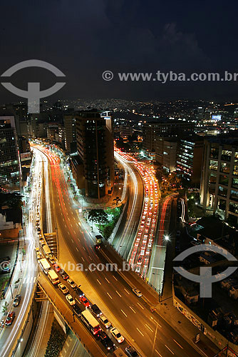  Night view of Caracas  - Caracas city - Capital District - Venezuela