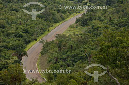  Road at Taquaruçu valley -Tocantins state - Brazil 