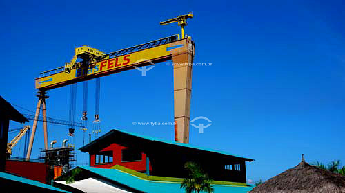  Heavy equipment (Rolling bridge) - Verolme shipyard - Angra dos Reis region - Rio de Janeiro state - Brazil 