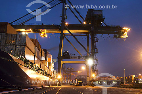  Cargo ship ar Rio de Janeiro city seaport - Rio de Janeiro state - Brazil 
