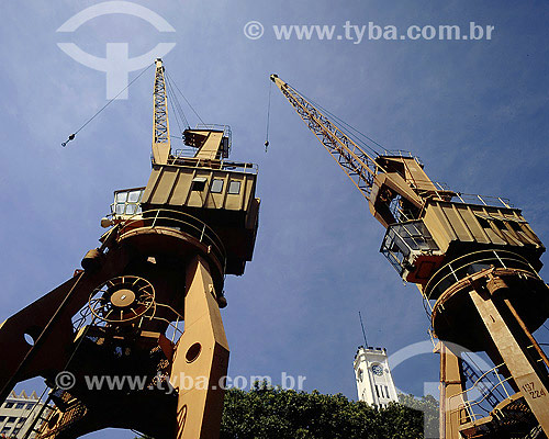  Cranes at Rio de Janeiro city seaport - Rio de Janeiro state - Brazil 