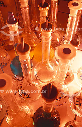 Chemical products at a laboratory. 