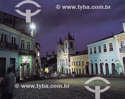  Subject: Nossa Senhora do Rosario dos Pretos church at Pelourinho neighbourhood Place: Salvador city - Bahia state  Date: 13/12/2001 