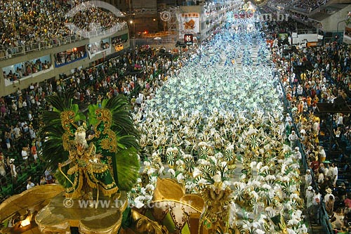  Subject: Parade of Mocidade Independente de Padre Miguel samba school Place: Sambadrome - Rio de Janeiro city - Rio de Janeiro state Date: Carnival 2005 