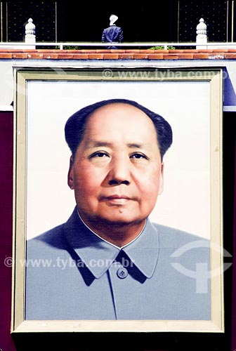  Subject: Image of Mao Tse Tung on the forbidden city Place: Beijing - China 