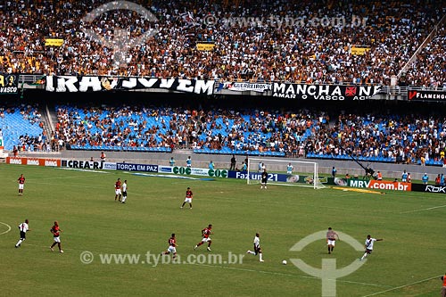  Subject: Soccer game of Flamengo team versus Vasco at Maracana stadium / Place: Rio de Janeiro city - Rio de Janeiro state / Date: 02/2008 